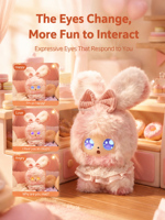 Jouets interactifs intelligents en peluche pour enfants, poupée interactive pour l'apprentissage, la pratique de la narration et de la prononciation vocale, cadeau, robot de service en silicone