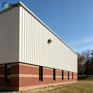 Structure de portique préfabriquée en acier galvanisé fiable pour entrepôt et atelier isolé, vente en gros par des experts - Product Image 1