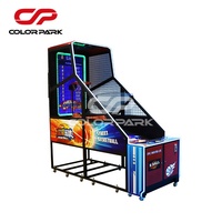Parc coloré nouvelle machine de jeu à pièces d'arcade de basket-ball vidéo de divertissement de haute qualité pour Offre Spéciale