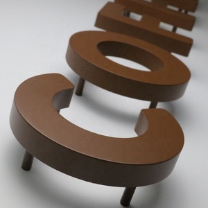 Koncept LED chiếu sáng menu tùy chỉnh 3D kim loại <span class=keywords><strong>Backlit</strong></span> chữ ký tường treo cửa hàng cắt tóc biển quảng cáo dẫn đăng ký với thiết kế độc đáo - Product Image 2