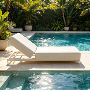 Cama Reclinable Moderna para Exteriores, Resistente al Agua, de Secado Rápido, de Algodón, para Patio, Hotel y Jardín - Product Image 2