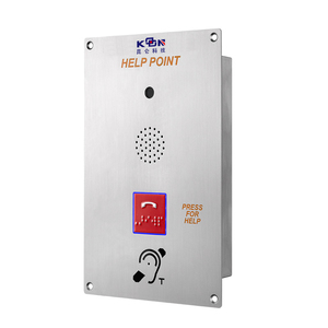 Interphone vidéo d'urgence VoIP SIP avec caméra HD <span class=keywords><strong>infrarouge</strong></span> à numérotation rapide à une touche, fabrication KNTECH, montage encastré - Product Image 2
