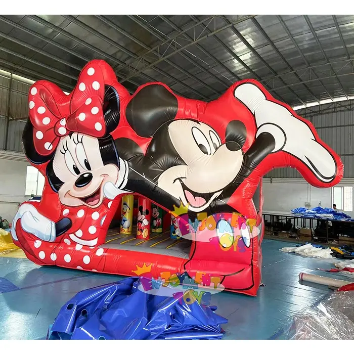 Neue Mickey Minnie Indoor Outdoor Bounce House Aufblasbare Türsteher Burg für Kinder und Erwachsene