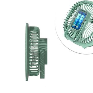 Mini ventilateur portable à LED avec lumière, rechargeable par USB, en forme de dessin animé, puissant, en plastique - Product Image 3