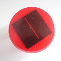 Feu de signalisation conique clignotant à LED solaire pour travaux routiers, avec clip magnétique, étanche IP67