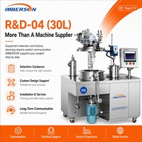 Homogénéisateur-mélangeur sous vide de laboratoire 30L pour cosmétiques, shampoings, sauces, R&D, formuleurs, tests d'échantillons, mini-atelier