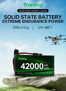 Полутвердотельный аккумуляторный блок 18S 3.95-4.45В 42Ач 42000мАч 308Втч/кг с BMS, разряд 10C, сертификат CE, для сельскохозяйственных БПЛА/дронов - Product Image 3