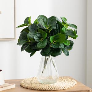 Plante verte artificielle Meng Jie, feuilles de begonias, 30 cm-100 cm, décoration de bureau, arrangement floral pour mariage - Product Image 4
