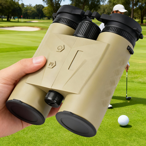 Telémetro Binocular 10x50, Accesorio de Caza, 1800m | Telémetro Láser de 2400m con Lente ED y Prisma BAK4 - Product Image 4