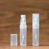 Mini flacon de parfum en plastique à sertir de 2 ml, 3 ml, 5 ml, mini atomiseur, flacon échantillon, flacon pulvérisateur de parfum