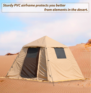 Tente gonflable arabe du Moyen-Orient, double couche, en coton imprimé, coupe-vent, imperméable, chaude, installation instantanée, équipement de camping - Product Image 6