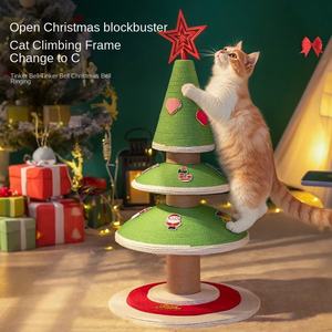 Scaffale per gatti in stile albero di natale moderno - Product Image 6