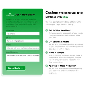 Hot Bán Mềm Vải Nén Nệm Cao Su Bộ Nhớ Bọt 5/7/9 Khu Vực Túi Mùa Xuân Lai Nệm Vua Nữ Hoàng Kích Thước Đầy Đủ - Product Image 6