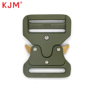 Logo personnalisé 20mm 25mm 38mm 50mm en alliage <span class=keywords><strong>de</strong></span> zinc réglable boucle <span class=keywords><strong>de</strong></span> ceinture tactique en nylon pour hommes à dégagement latéral boucle tactique en métal - Product Image 4