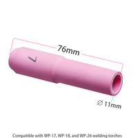 Accessoires pour torche de soudage TIG : buse en céramique WP26, buse en céramique composite SR18, buse entièrement en céramique WP17