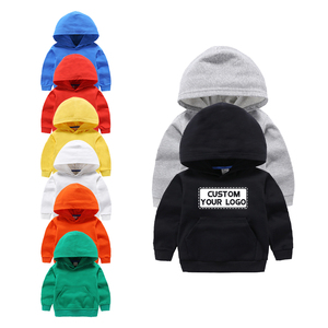 Sweat-shirts décontractés d'hiver avec logo personnalisé pour garçons et filles de 8 à 14 ans, 100% coton molletonné réversible - Product Image 3