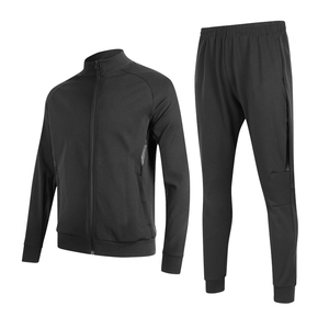 Ensemble de sport 2 pièces veste et pantalon survêtement d'entraînement Polyester Gym Outfit Workout Sets for Man <span class=keywords><strong>Jogging</strong></span> - Product Image 3