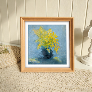 <span class=keywords><strong>Cadre</strong></span> <span class=keywords><strong>photo</strong></span> <span class=keywords><strong>carré</strong></span> simple en MDF, taille intérieure 20x20cm, <span class=keywords><strong>cadre</strong></span> décoratif <span class=keywords><strong>carré</strong></span> en gros, taille carrée 8 pouces - Product Image 4
