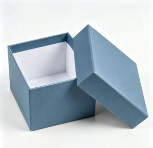 Boîte cadeau rigide personnalisée en carton avec couvercle pour bijoux et montres - Product Image 1