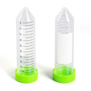 Tubo De Teste De Plástico De Escala Personalizada De Laboratório Fundo Cônico Graduado Tubo De Centrífuga Estéril Descartável - Product Image 2