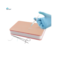 Modelo de inyección de silicona médica de doble cara Módulo de simulación de doble cara para práctica de estudiantes Maniquí de piel texturizada de PVC