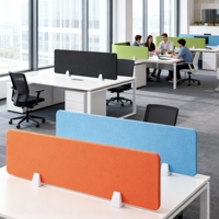 Écrans d'intimité acoustiques Milewa pour bureau, modernes, insonorisés, en feutre PET de 9 mm d'épaisseur, séparateur de bureau, écologiques