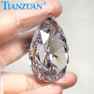 480ct 34*47mm सफेद रंग नाशपाती आकार मिलेनियम स्टार घन zirconia ढीला पत्थर <span class=keywords><strong>cz</strong></span> पत्थर - Product Image 3