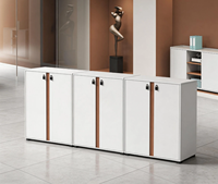 Armoire basse moderne en panneau écologique de qualité E1, double refroidissement, serrure à code, hauteur réglable, finition mélamine résistante à l'usure, anti-rouille