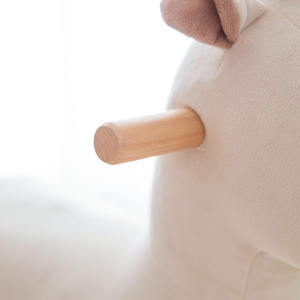 Mecedora <span class=keywords><strong>de</strong></span> madera maciza Little Tree Bud Rocking Horse <span class=keywords><strong>Silla</strong></span> mecedora <span class=keywords><strong>de</strong></span> madera para niños Kindergarten Pequeño paseo en juguete para regalo <span class=keywords><strong>de</strong></span> cumpleaños del bebé - Product Image 3