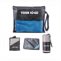 Sac de plage en nylon personnalisé de Yiwu avec fermeture éclair, sac à couches, trousse de maquillage, pochettes de voyage pour cosmétiques