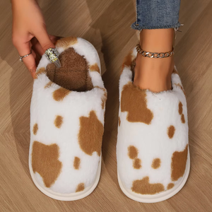 Pantuflas de Felpa de Algodón para Invierno, Pantuflas Cálidas con Plataforma para Parejas - Product Image 4