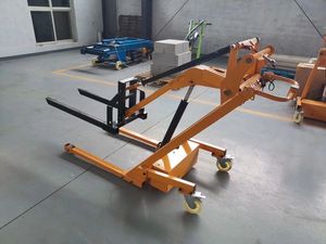 0.5 טון מלגזה ניידת קטנה מתקפלת בגובה 1.5 מטר מלגזה טלסקופית עם מחיר מפעל - Product Image 5