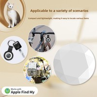 Mini Traceur GPS Étanche Anti-Perte Bluetooth Apple Find My IOS Suivi Mondial pour Animaux de Compagnie, Chiens, Chats, Clés, Portefeuilles, Pendentif Intelligent