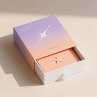Boîte cadeau rigide haut de gamme personnalisée avec design à couvercle coulissant pour l'emballage de détail et d'entreprise