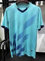 Maillot de football en polyester à manches courtes 220g, respirant, anti-humidité, séchage rapide, pour adulte - Vente en gros usine