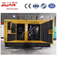 Groupe électrogène diesel 120 kW 150 kVA type cabine, moteur 6BTAA5.9-G2, 50 Hz, alternateur Stamford sans balais, 200 kW 220 kW 250 kW 275 kW 300 kW