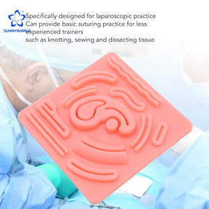 Équipement médical à domicile : Coussin de suture pour étudiants en médecine - Coussin d'entraînement manuel réutilisable en silicone durable à 3 couches pour usage hospitalier - Product Image 2