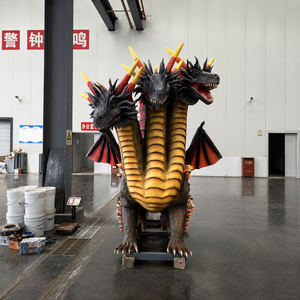 Modelo <span class=keywords><strong>de</strong></span> Dragón Animatrónico Hecho a Mano 2025, 4m <span class=keywords><strong>de</strong></span> Tamaño Real, Dragón <span class=keywords><strong>de</strong></span> Metal para Interiores, Fábrica China, para Centros Comerciales - Product Image 2