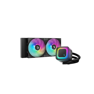 Enfriador AIO DeepCool LE240-V2 Negro de 240 mm con TDP de 220 W y Ventiladores ARGB de 75.89 CFM para LGA1700 AM5, el LE240-V2 es Específicamente Diseñado para - Product Image 1