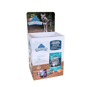 Hot Sale Eco-Friendly Foldable Cardboard Advertising Display <b>Rack</b> for Retail Pet Food & Energy <b>Drink</b> Dump Bins with Custom Logo - Product Image 3