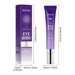 Crema hidratante para ojos con cafeína Yerba Mate 5% de 20G, crema hidratante cosmética personalizada con fórmula antiarrugas y mejora de las ojeras - Product Image 6