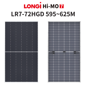 Panel Solar Longi Solar Energy Hi-MO7 LR7-72HGD 585-620M 610W 615W Tipo N Topcon de Silicio Monocristalino Dual de 610W 615W en Stock - Product Image 4