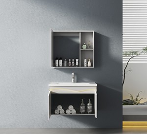 Lavabo in Ceramica per Bagno, Mobile Lavabo Semplice per Sala, Motel, WC - Produzione Cinese - Product Image 3