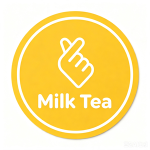 FX Custom Printed Round Milk Tea Stickers, <b>Waterproof</b> Cold Drink Cup <b>Labels</b>, Private <b>Label</b> Beverage Packaging Stickers - Product Image 5