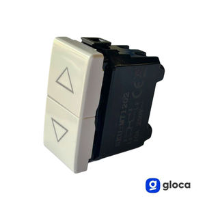 Interruptor de Pared Doble Gloca, 10A 250V, 2 Botones, Plástico MT1202, Diseño Minimalista - Product Image 4