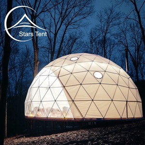 Dôme de montagne, <span class=keywords><strong>maison</strong></span> préfabriquée, pod de glamping, tente géodésique en PVC avec salle de bain pour 2 à 4 personnes - Product Image 3