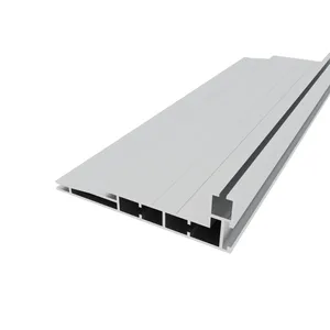 140MM 2MM satu sisi kain SEG cetakan grafis dua alur tanpa bingkai profil aluminium ekstrusi gedung Stan