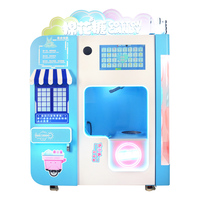 Nouvelle machine à barbe à papa automatique 220V pour enfants, 32 styles de fleurs, écran tactile, facile à utiliser, robot distributeur de barbe à papa