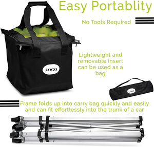 Offre Spéciale chariot de Pickleball de Tennis en métal de tube d'acier carré de logo personnalisé portatif pour <span class=keywords><strong>le</strong></span> club d'entraînement - Product Image 4
