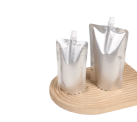 Bec de poche de support en plastique nylon à haute barrière personnalisé pour 250ml/500ml boissons pour l'emballage de vodka de bière de gelée de lait
